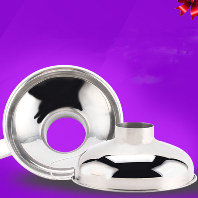 Stainless Steel Wide Mouth Funnel Large Diameter Funnel Jam Funnel