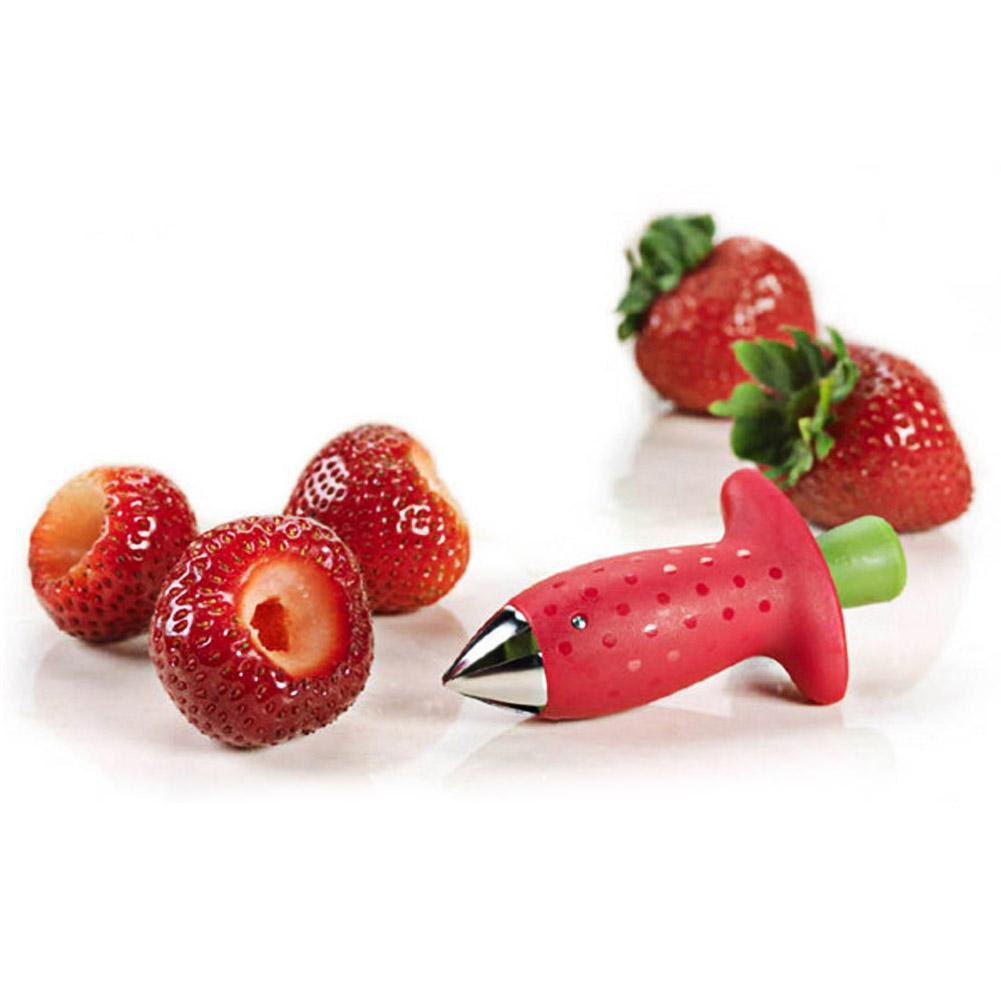 Dropship Strawberry Stem Remover Stainless Steel Tomato Huller Leaf Peeler  Metal Slicer Kitchen Gadget Tool to Sell Online at a Lower Price