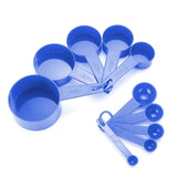 10pcs 6 Color Measuring Cups And Measuring Spoon Silicone Handle Measuring Tool-Rosettas-Country-Kitchen