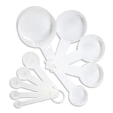 10pcs 6 Color Measuring Cups And Measuring Spoon Silicone Handle Measuring Tool-Rosettas-Country-Kitchen