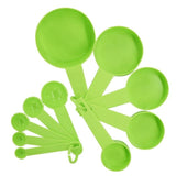 10pcs 6 Color Measuring Cups And Measuring Spoon Silicone Handle Measuring Tool-Rosettas-Country-Kitchen