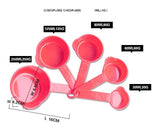 11 pcs/Set Kitchen Measuring Cups With Scale Tools 3 Colors-Rosettas-Country-Kitchen