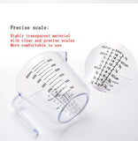 150/300/600ml High Quality Plastic Measuring Cup Clear Scale-Rosettas-Country-Kitchen