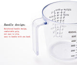 150/300/600ml High Quality Plastic Measuring Cup Clear Scale-Rosettas-Country-Kitchen