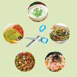 15cm 5 Layers Scissors Basil Rosemary Scallion Cutter Herb Spices Prep Tool-Rosettas-Country-Kitchen