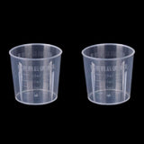 15ml / 30ml /50ml /250ml /500ml Clear Plastic Graduated Measuring Cup For Liquid Measure-Rosettas-Country-Kitchen