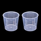 15ml / 30ml /50ml /250ml /500ml Clear Plastic Graduated Measuring Cup For Liquid Measure-Rosettas-Country-Kitchen