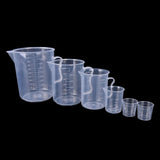 15ml / 30ml /50ml /250ml /500ml Clear Plastic Graduated Measuring Cup For Liquid Measure-Rosettas-Country-Kitchen