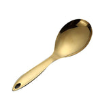 1PC Gold Stainless Steel Cooking Tools Spoon Shovel Cookware Kitchen Tools Spatula Ladle Kitchenware-Rosettas-Country-Kitchen