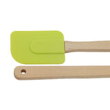 2 pcs/Set 21cm X 2cm Wooden Handle Silicone Cake Baking Spatula-Rosettas-Country-Kitchen