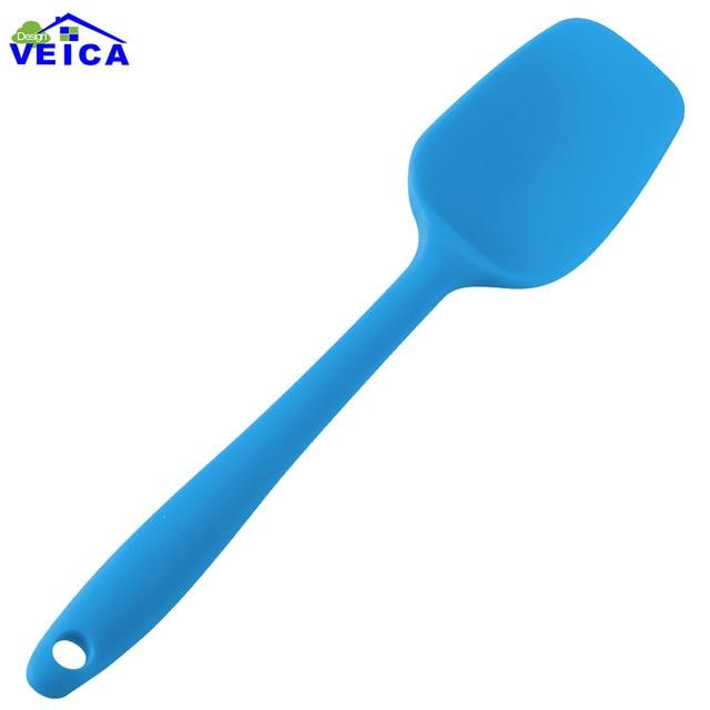 Silicone spoon set, long - Sebra Eat - Vintage blue – sebra