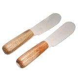 2pcs Stainless Steel Cheese Butter Spatula Sandwich Spread Cheese Knife-Rosettas-Country-Kitchen