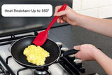 3 pcs/Set Red Heat-resistant Non-Stick Silicone Spoon Spatula Utensils-Rosettas-Country-Kitchen