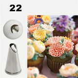 30 styles Stainless Steel Icing Piping Nozzles Cream Injector Decorating Tool-Rosettas-Country-Kitchen