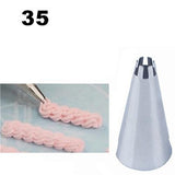 30 styles Stainless Steel Icing Piping Nozzles Cream Injector Decorating Tool-Rosettas-Country-Kitchen