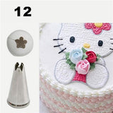 30 styles Stainless Steel Icing Piping Nozzles Cream Injector Decorating Tool-Rosettas-Country-Kitchen