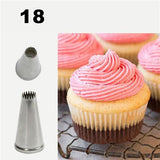 30 styles Stainless Steel Icing Piping Nozzles Cream Injector Decorating Tool-Rosettas-Country-Kitchen