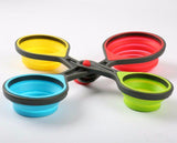 4 pcs/Set Folding Silicone Measuring Set Measuring Cups For Baking-Rosettas-Country-Kitchen