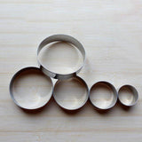 5 pcs/Set Stainless Steel Round Mini Cake Ring-Rosettas-Country-Kitchen