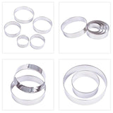 5 pcs/Set Stainless Steel Round Mini Cake Ring-Rosettas-Country-Kitchen