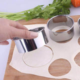 5 pcs/Set Stainless Steel Round Mini Cake Ring-Rosettas-Country-Kitchen