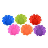 6 pcs Cupcake Muffin Nonstick And Heat Resistant Reusable Silicone Liners-Rosettas-Country-Kitchen