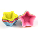 6 pcs Cupcake Muffin Nonstick And Heat Resistant Reusable Silicone Liners-Rosettas-Country-Kitchen