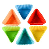 6 pcs Cupcake Muffin Nonstick And Heat Resistant Reusable Silicone Liners-Rosettas-Country-Kitchen