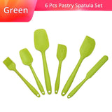 6 pcs/Set Silicone Non-Stick Spatula Set Heat-Resistant Baking Utensils Set-Rosettas-Country-Kitchen