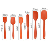 6 pcs/Set Silicone Non-Stick Spatula Set Heat-Resistant Baking Utensils Set-Rosettas-Country-Kitchen