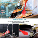 6 pcs/Set Silicone Non-Stick Spatula Set Heat-Resistant Baking Utensils Set-Rosettas-Country-Kitchen