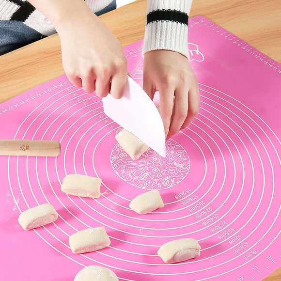 70x50cm OR 64x45cm Non-Stick Silicone Mat Rolling Dough Pastry Baking Table Sheet-Rosettas-Country-Kitchen