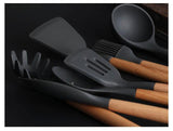 8 pcs/Set Premium Silicone Kitchen Cooking Tools Heat-resistant Non-stick Utensil Set-Rosettas-Country-Kitchen