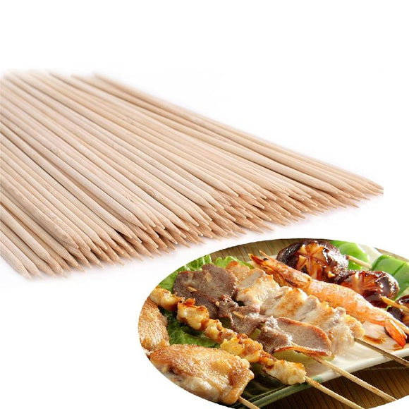 Bamboo Skewers Shish Kabob Barbecue Sticks 80 pcs-Rosettas-Country-Kitchen