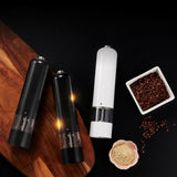 Battery Operated Pepper Grinders One-Button Operation Electric Sea Salt Mills-Rosettas-Country-Kitchen