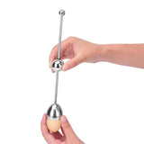 Creative Stainless Steel Boiled Egg Slicer Egg Cutter Knocker Raw Shell Egg Cracker Separator Egg Opener Tool Kitchen Gadgets-Rosettas-Country-Kitchen