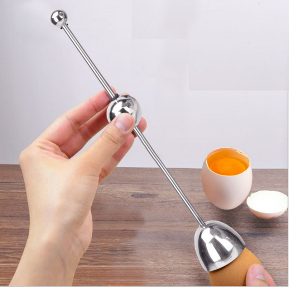 Kitchen Egg Shell Opener Cutter Raw Egg Cracker Boiled Egg Topper Separator  USA