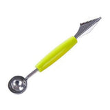 Double Ended Stainless Steel Melon Baller Carving Knife Fruit Spoon-Rosettas-Country-Kitchen