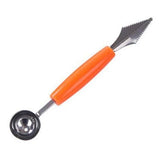 Double Ended Stainless Steel Melon Baller Carving Knife Fruit Spoon-Rosettas-Country-Kitchen