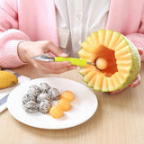 Double Ended Stainless Steel Melon Baller Carving Knife Fruit Spoon-Rosettas-Country-Kitchen