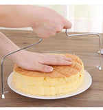 Double Line Adjustable Stainless Steel Cake Pastry Slicer Layering Tool-Rosettas-Country-Kitchen