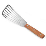 Fish Spatula Stainless Steel Blade With Wooden Handle-Rosettas-Country-Kitchen