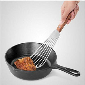 Fish Spatula Stainless Steel Blade With Wooden Handle-Rosettas-Country-Kitchen