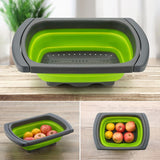 Foldable Colander Drain Folding Baskets Collapsible Kitchen Strainer-Rosettas-Country-Kitchen