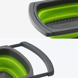 Foldable Colander Drain Folding Baskets Collapsible Kitchen Strainer-Rosettas-Country-Kitchen