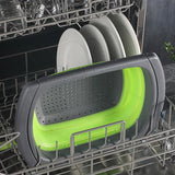 Foldable Colander Drain Folding Baskets Collapsible Kitchen Strainer-Rosettas-Country-Kitchen