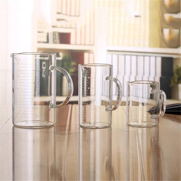 Glass With Scale Measuring Cup High Capacity High Temperature Resistant Glass-Rosettas-Country-Kitchen