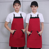 Kitchen Apron With Pockets Baking Chefs Kitchen Cooking BBQ-Rosettas-Country-Kitchen