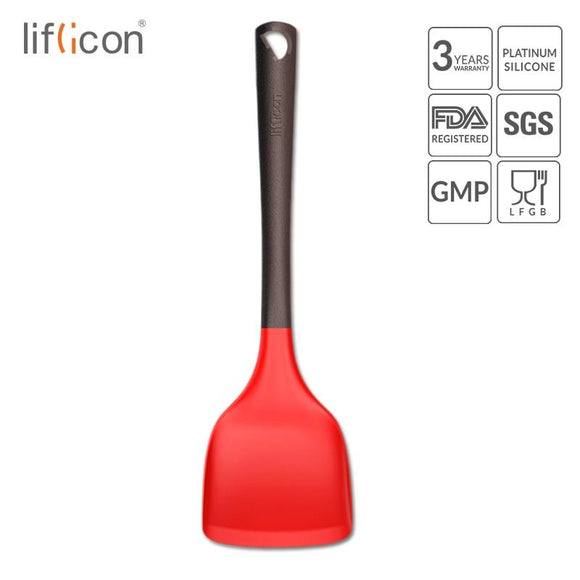 Long Handle Flexible Non-stick Silicone Heat Resistant Turner Spatula-Rosettas-Country-Kitchen