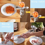 Manual Meat Grinder And Sausage Maker Hand Cranked Mincer Cooking Tools-Rosettas-Country-Kitchen